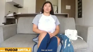 BBW Colombian pulls off an incredible titty fuck to convince scout to sign her